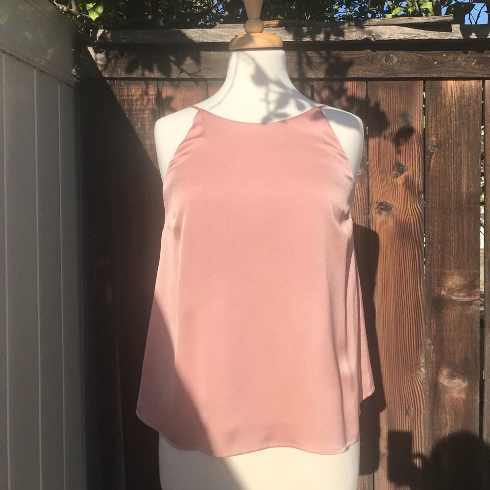 Pink Satin cami
